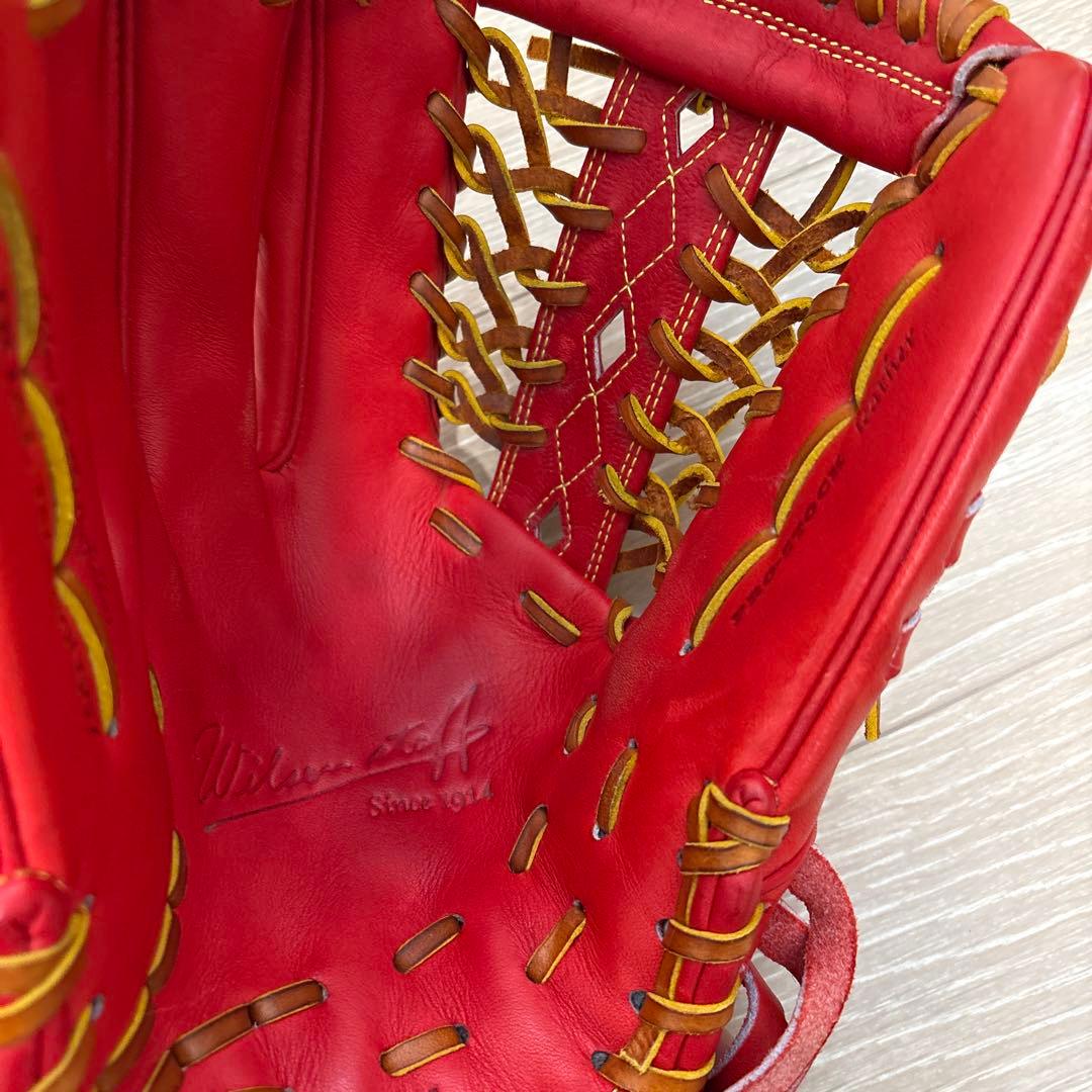 Wilson 野球用グローブ レッド