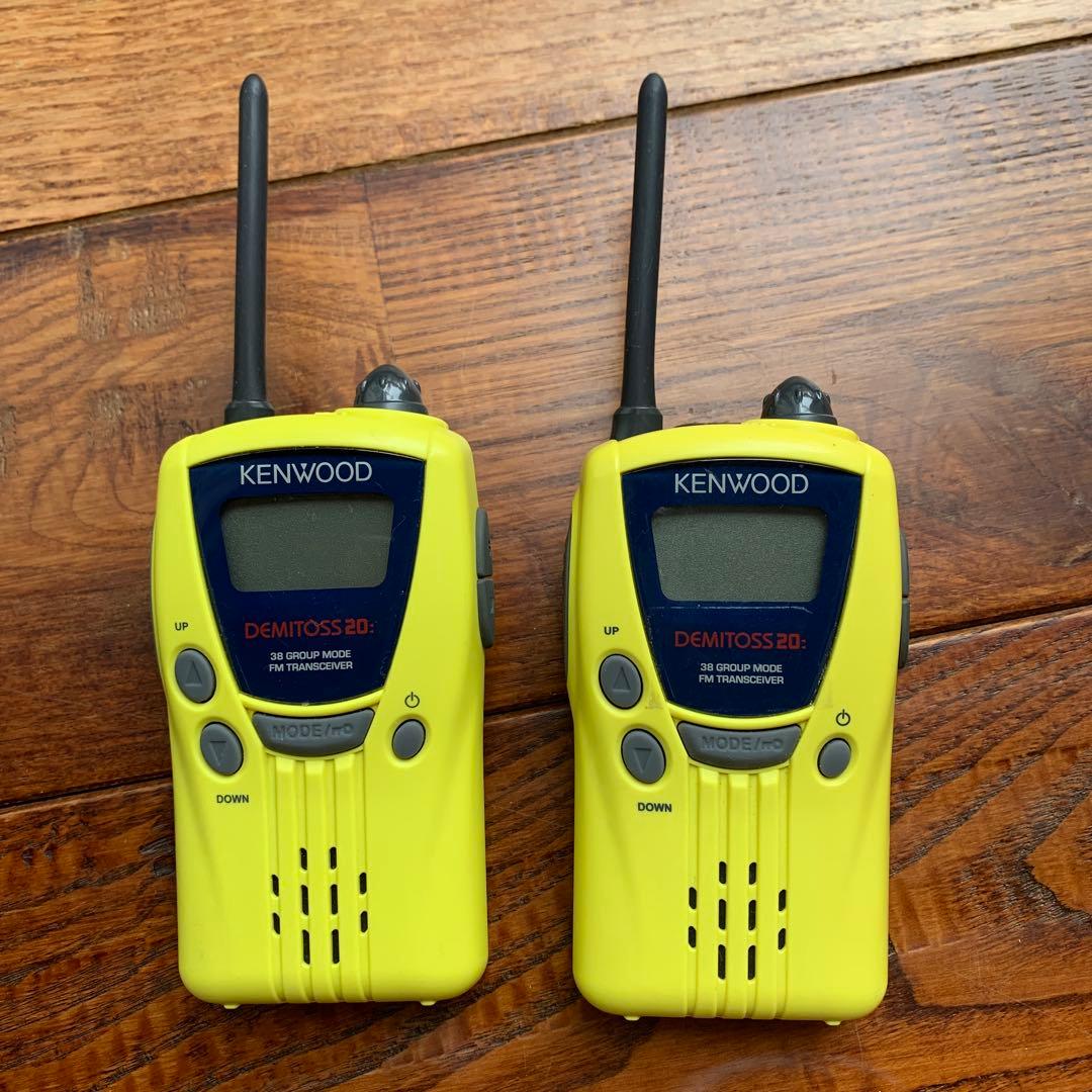 KENWOOD DEMITOS 20 トランシーバー 2台セット