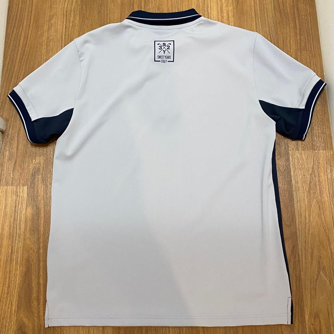 【SY32 SWEET YEARS】ポロシャツ XL ネイビー