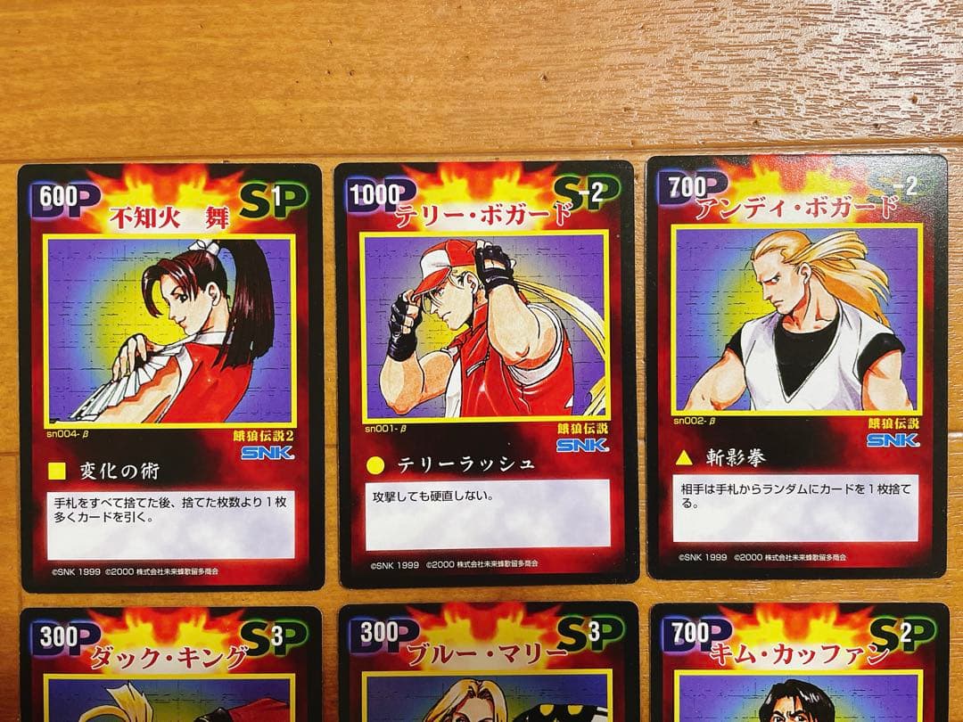 VERSUS TCG カード SNK 餓狼伝説 9枚セット 不知火舞 テリー