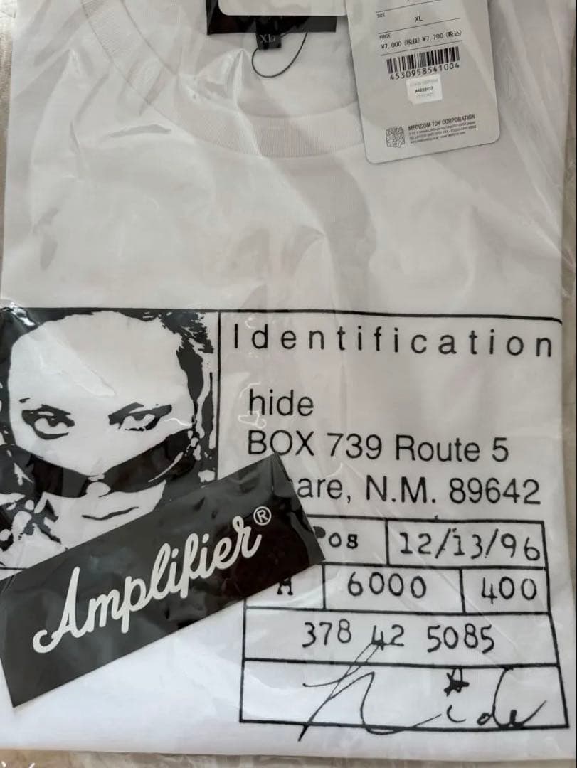 hide アイデンティフィケーション Tシャツ XLサイズ