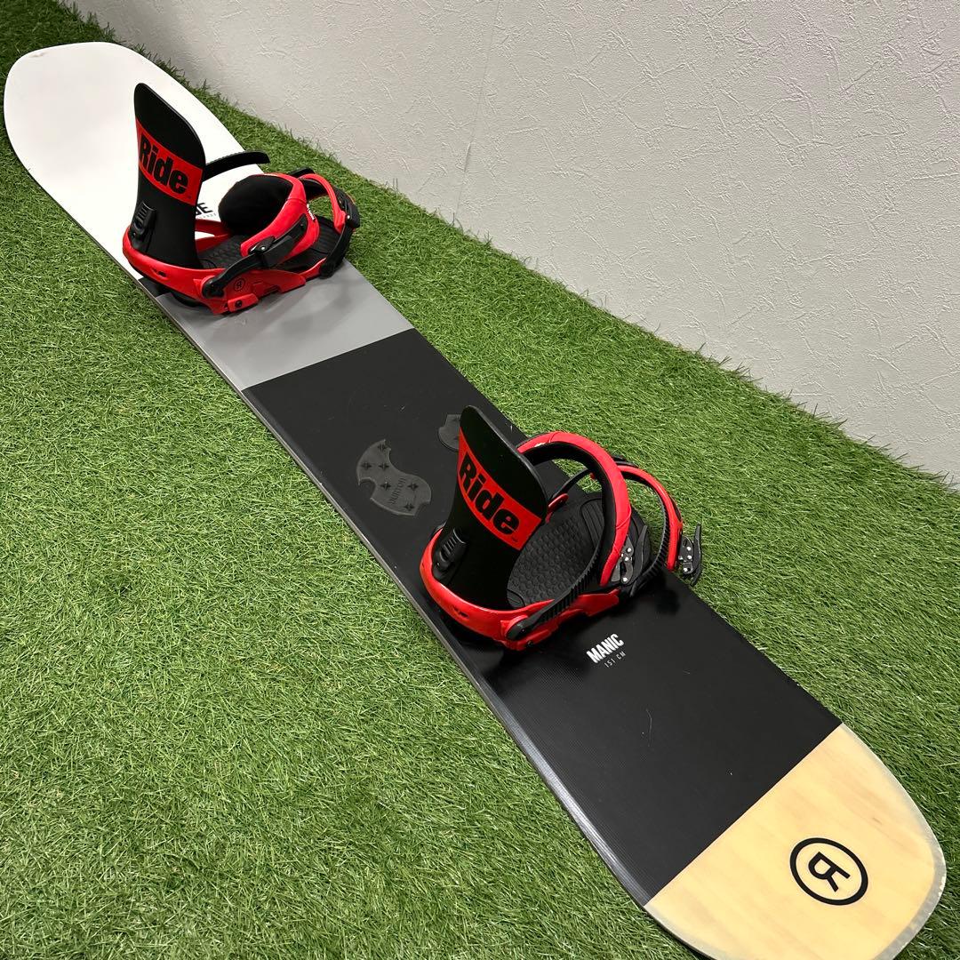C027 RIDE 151cm メンズスノーボードセット