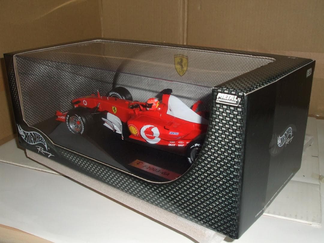 未開封　フェラーリ　２００３－GA　M・シューマッハ　＃１　マテル　 １／１８