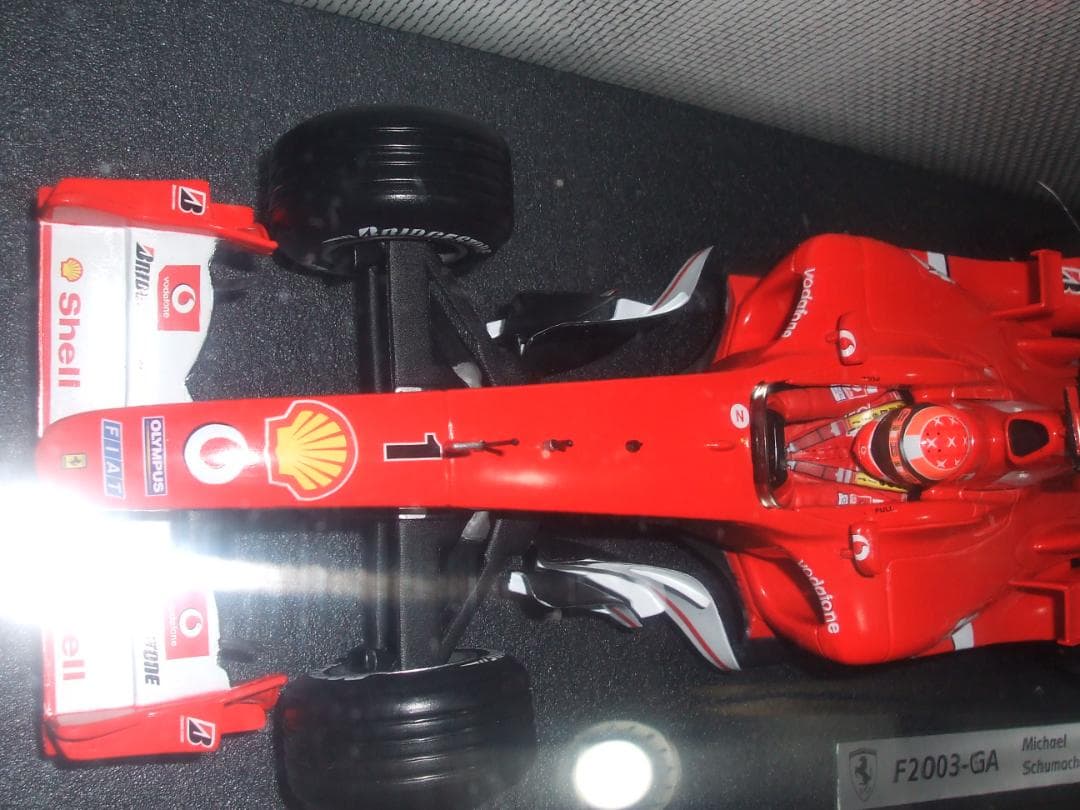未開封　フェラーリ　２００３－GA　M・シューマッハ　＃１　マテル　 １／１８