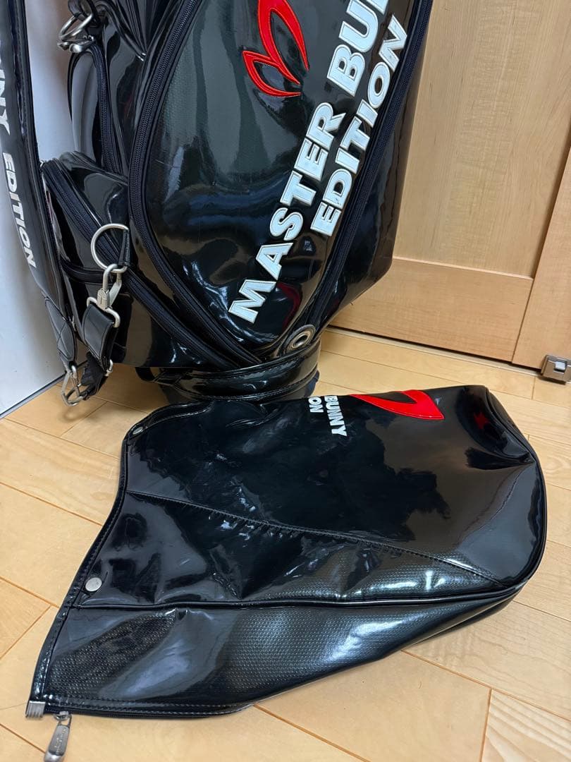 完売★マスターバニー★キャディバッグ★ゴルフ★パーリーゲイツ★ゴルフバッグ★黒