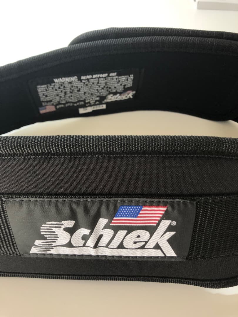 Schiek トレーニング・パワーベルト ブラック 腹圧ベルト 腰 新品 未使用