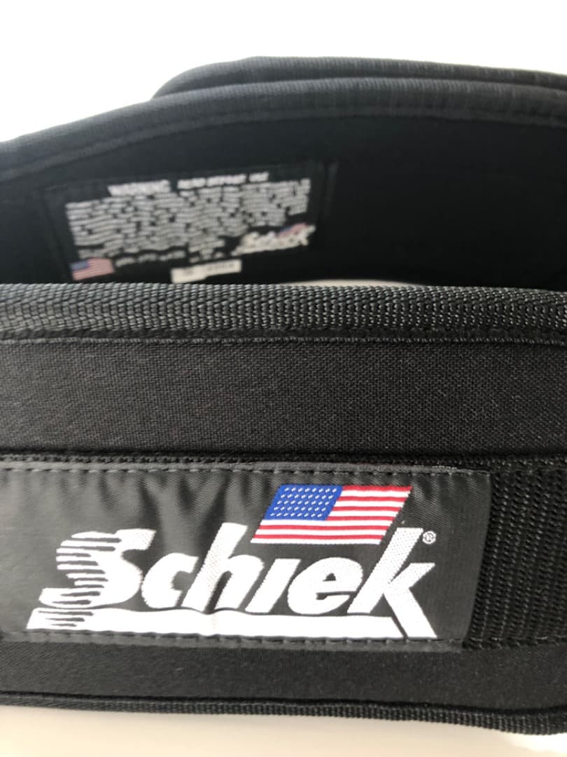 Schiek トレーニング・パワーベルト ブラック 腹圧ベルト 腰 新品 未使用