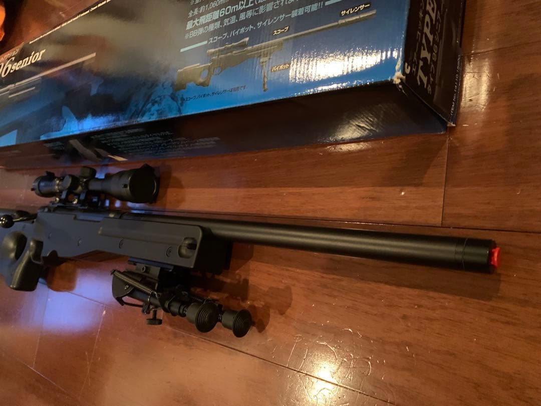 クラウンTYPE 96 シニア　エアコキ　ライフル18禁スコープ　バイポット付