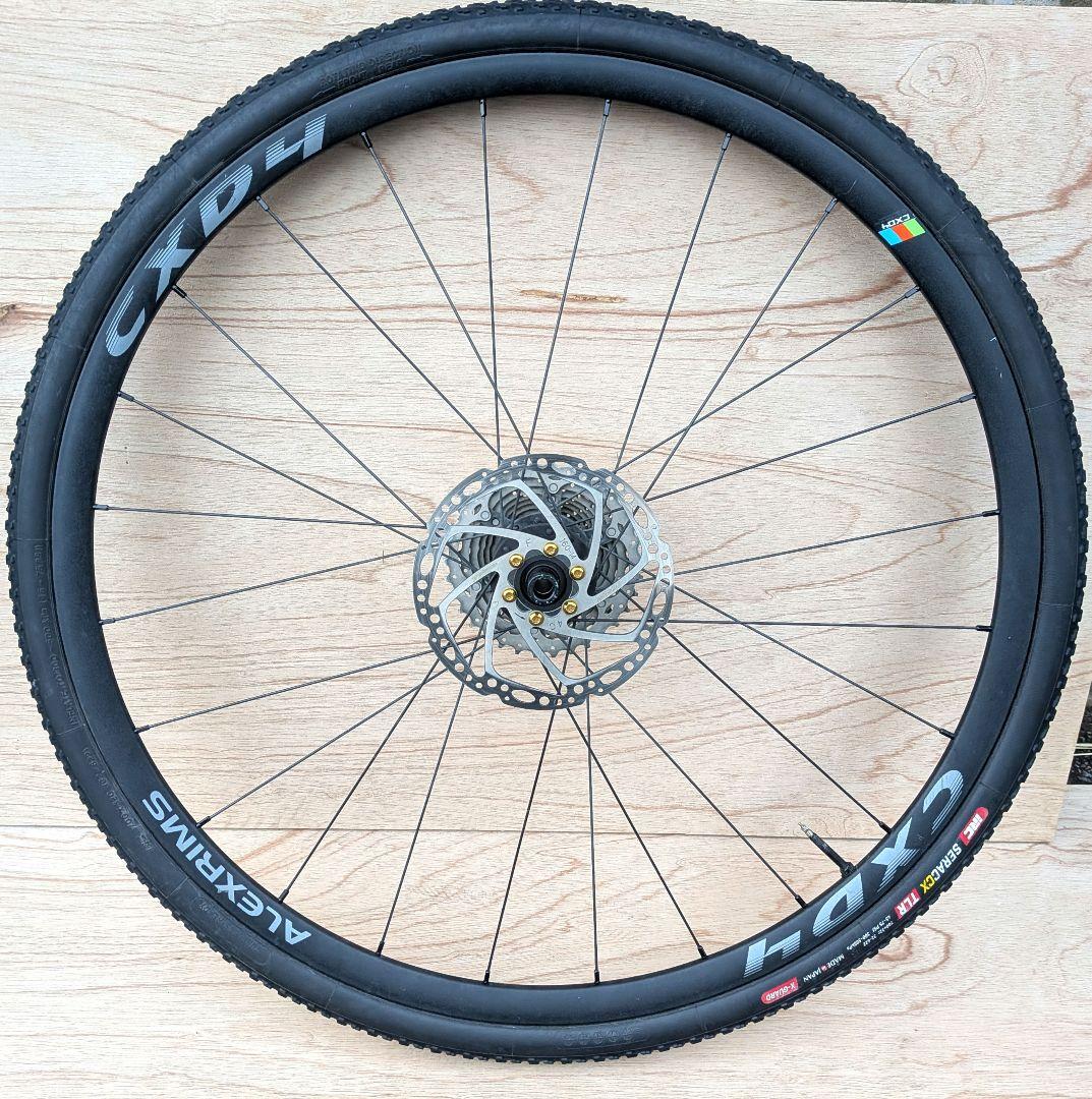 ALEXRIMS CXD4　前後セット　スプロケ・タイヤ・ローター付き