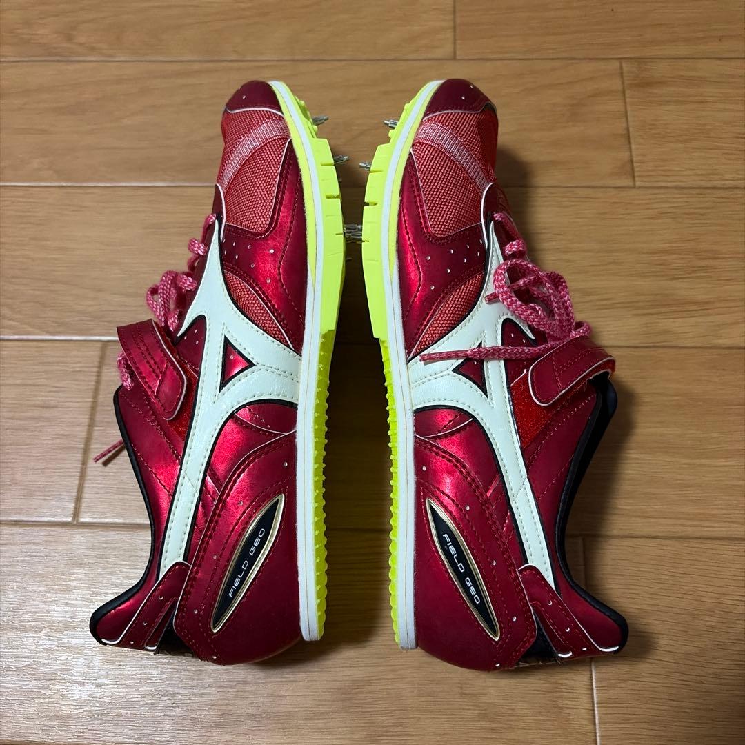 MIZUNO 陸上用スパイク 26.0cm フィールドジオ レッド 開封後未使用