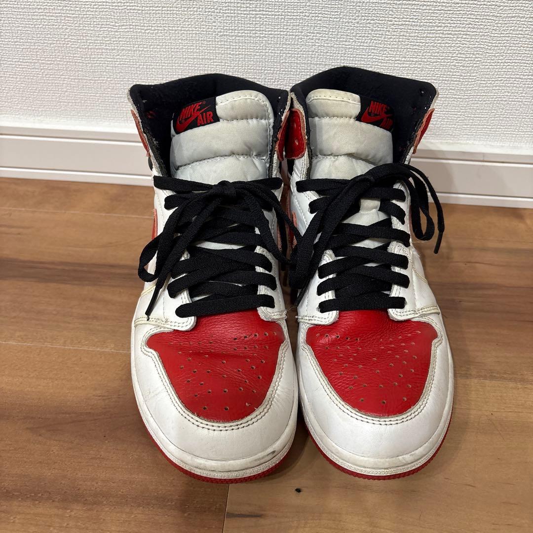 Nike Air Jordan 1 ホワイト/レッド/ブラック 27cm