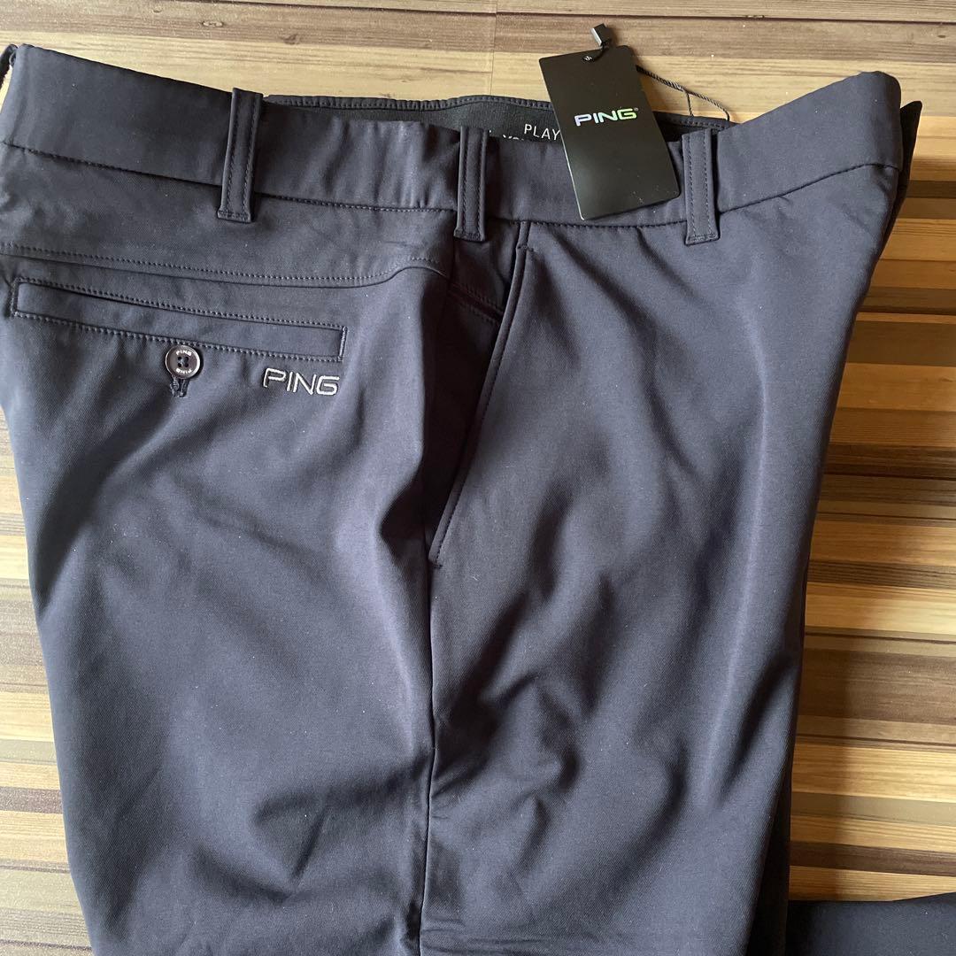 【新品タグ付き】PING ゴルフパンツ メンズ 裏起毛 ストレッチ 防寒W80