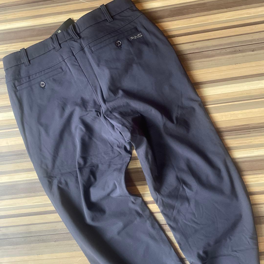 【新品タグ付き】PING ゴルフパンツ メンズ 裏起毛 ストレッチ 防寒W80