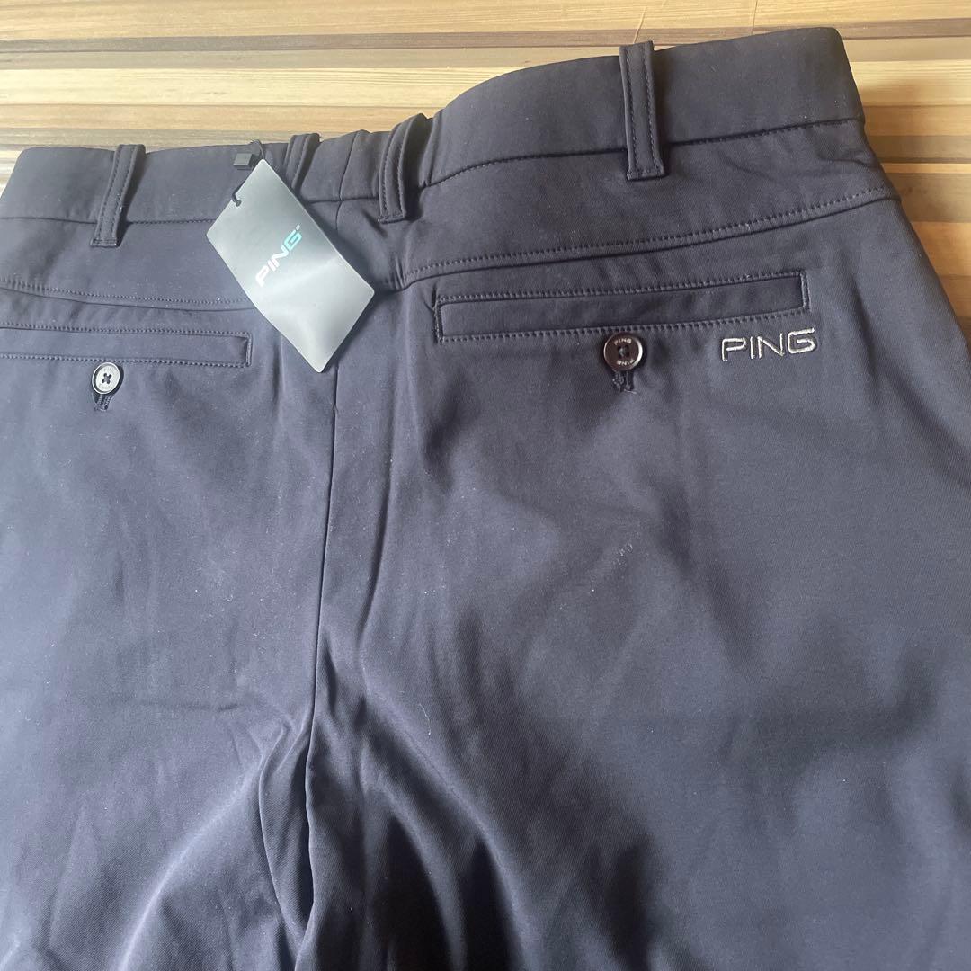 【新品タグ付き】PING ゴルフパンツ メンズ 裏起毛 ストレッチ 防寒W80