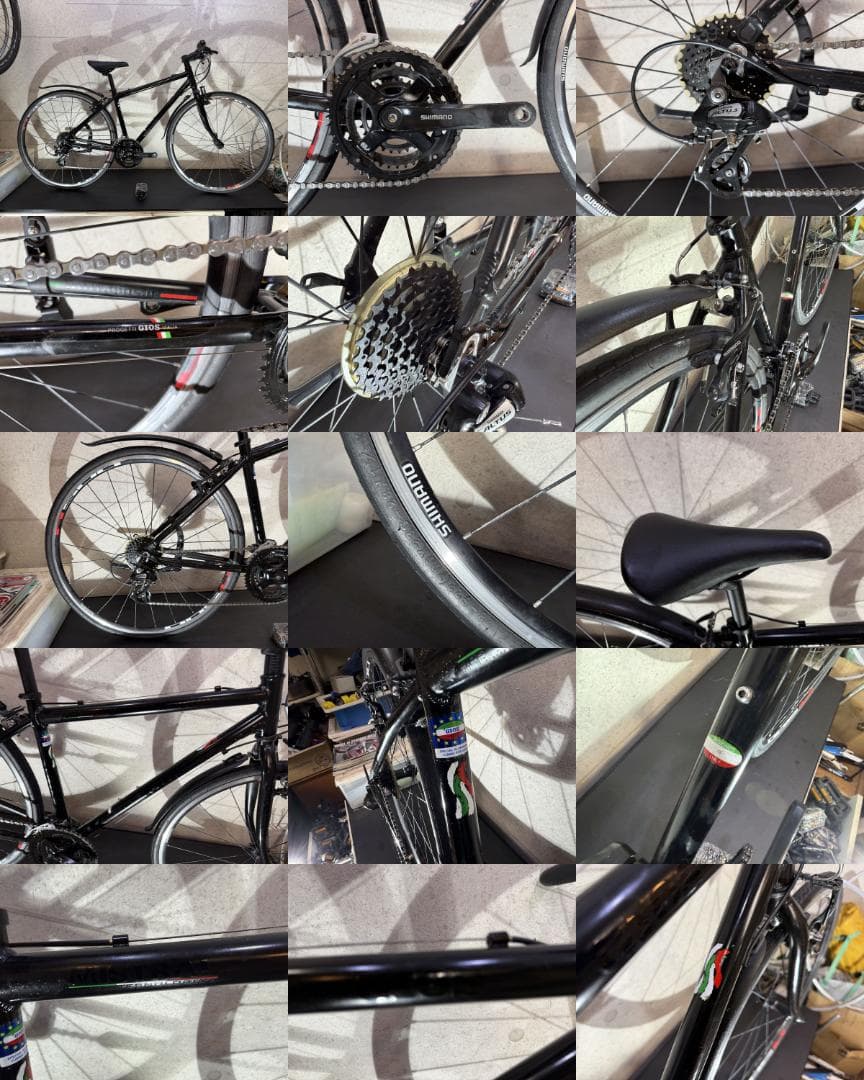 GIOS MISTRAL 700c ジオス　クロスバイク　ブラック　S
