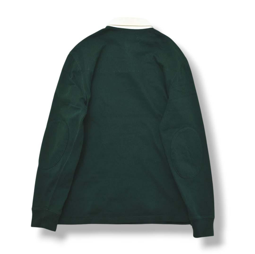 ✴︎かぶ✴︎ 　90s Polo ラルフローレン 長袖 ラガーシャツ M 緑