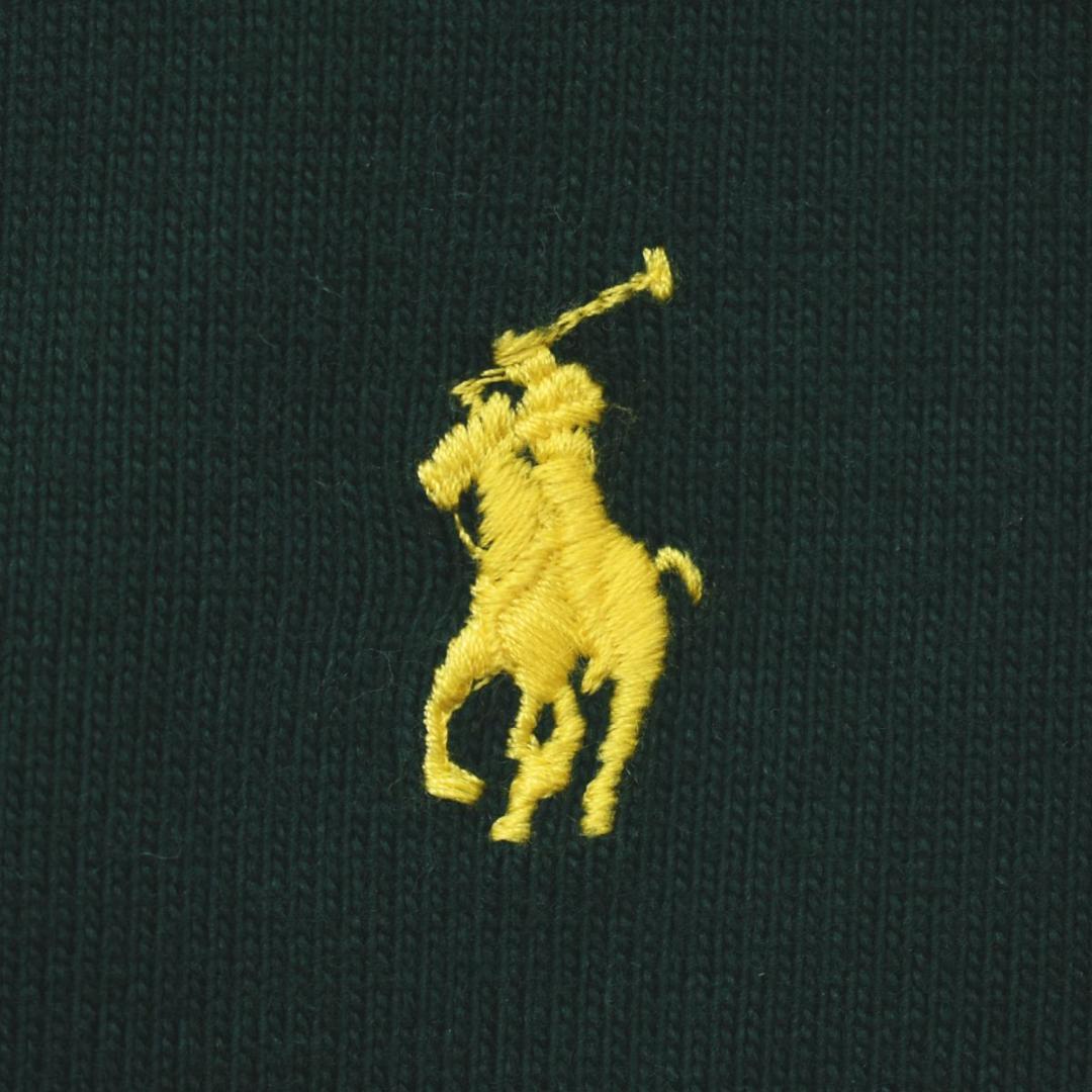 ✴︎かぶ✴︎ 　90s Polo ラルフローレン 長袖 ラガーシャツ M 緑