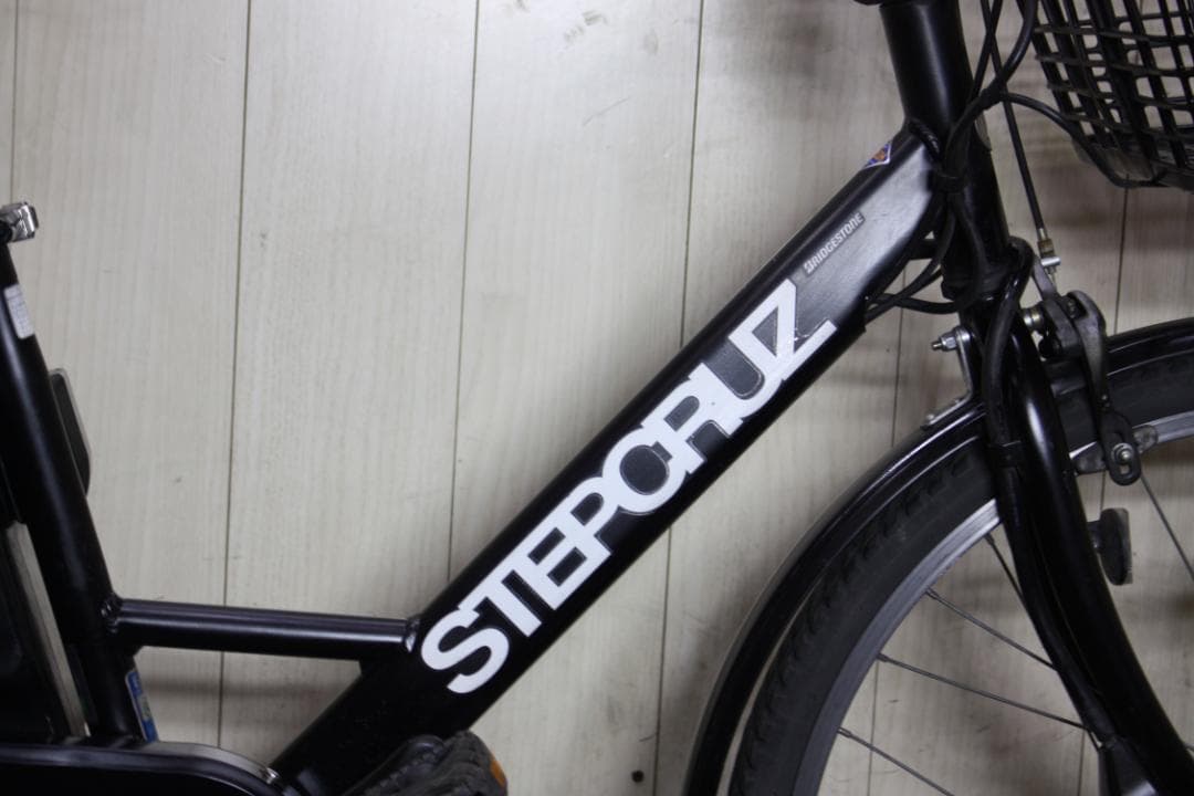 ブリヂストン ステップクルーズe ST6B37 8AH 26インチ3段LED 黒