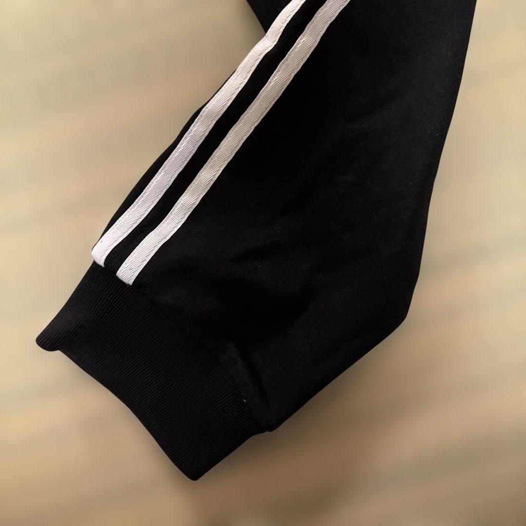 adidas ブラック ジャージ上下セット