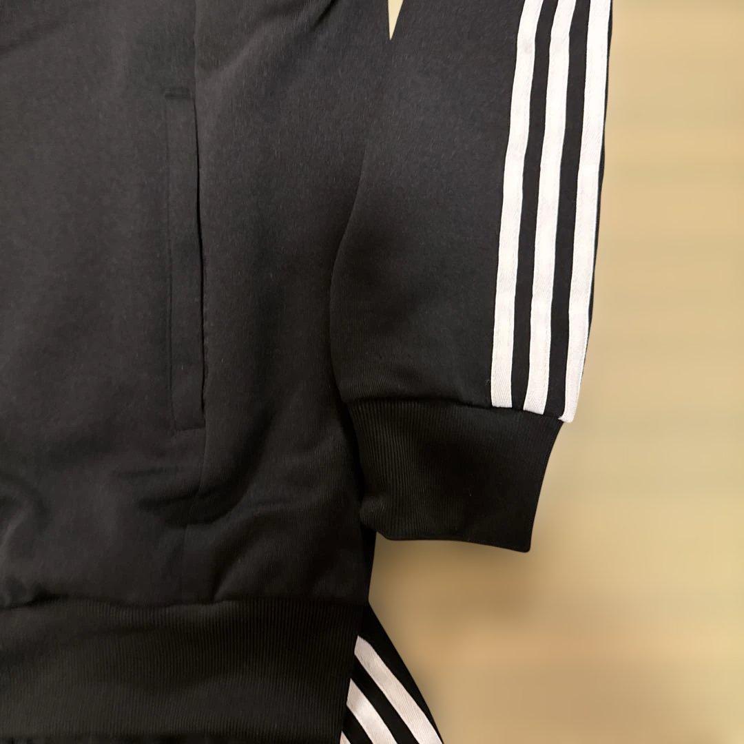 adidas ブラック ジャージ上下セット