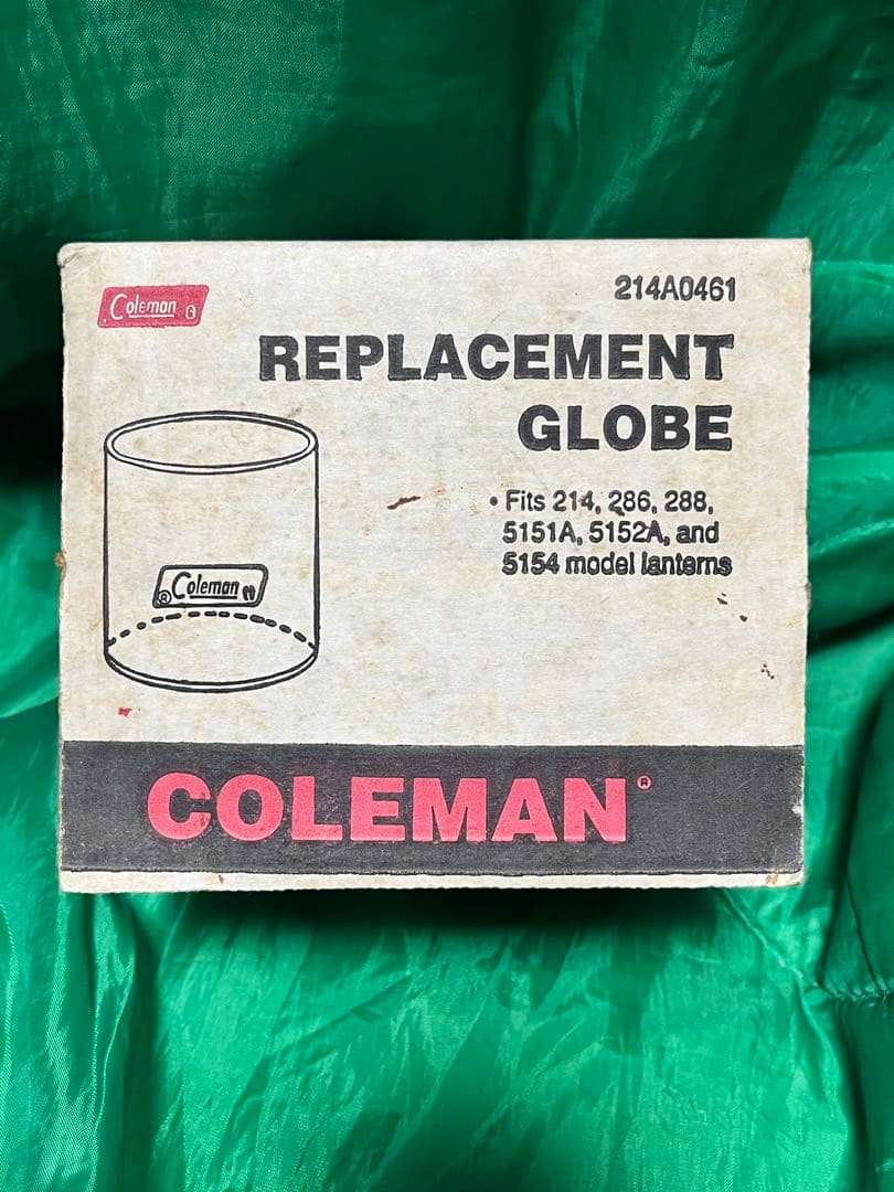 希少 ビンテージ 未使用品 コールマン ガソリンランタン グローブ #4