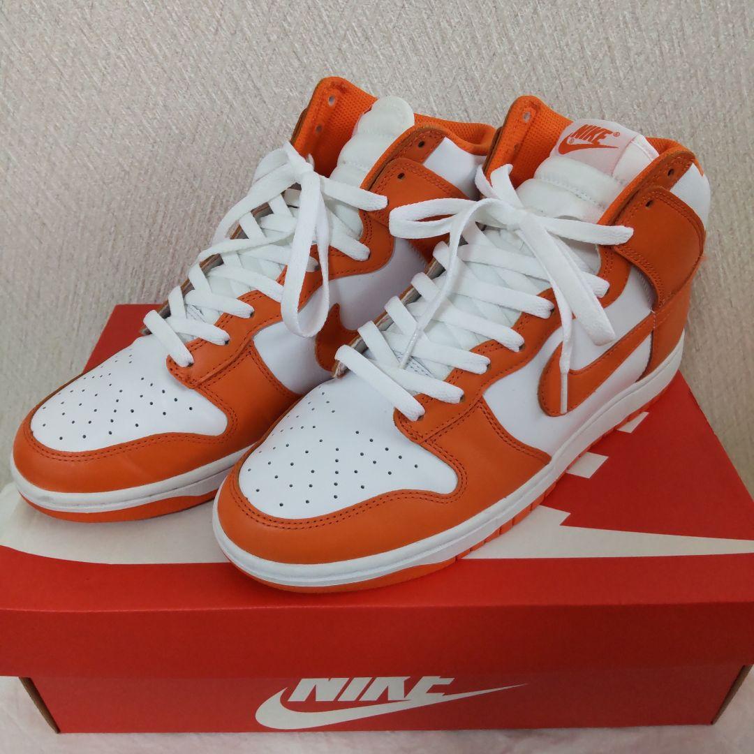 美品 Nike Dunk High Orange Blaze 28cm