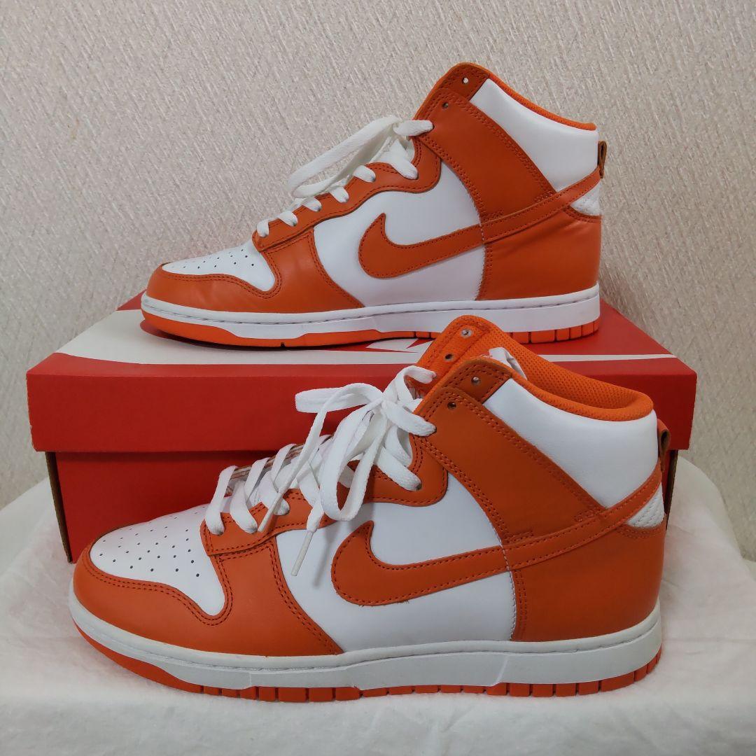 美品 Nike Dunk High Orange Blaze 28cm