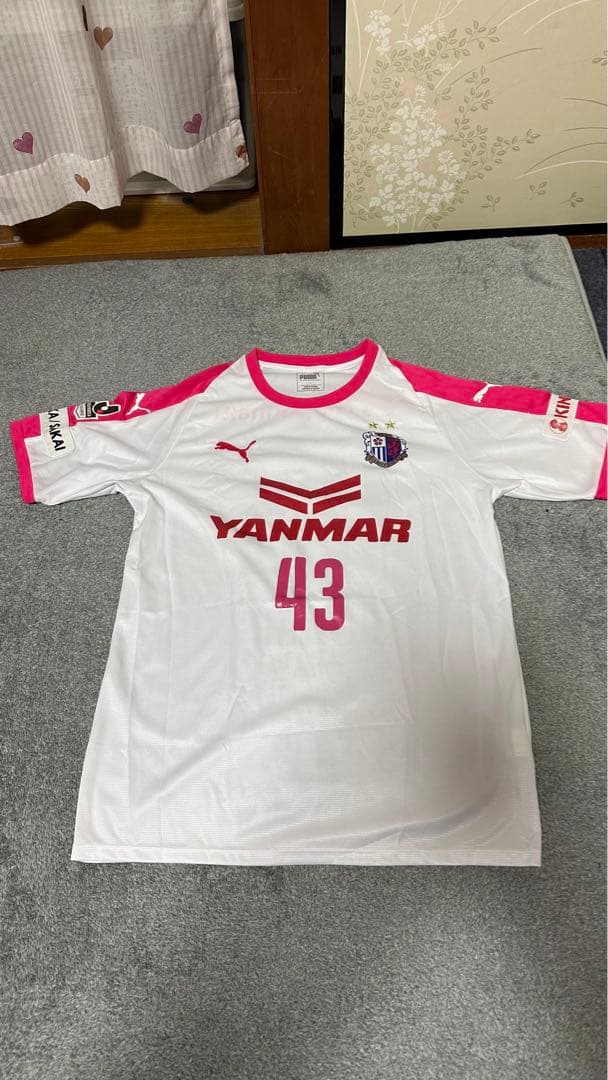 サイン入り セレッソ 43 OSMAR サイン入りシャツ　オスマル　イバニェス