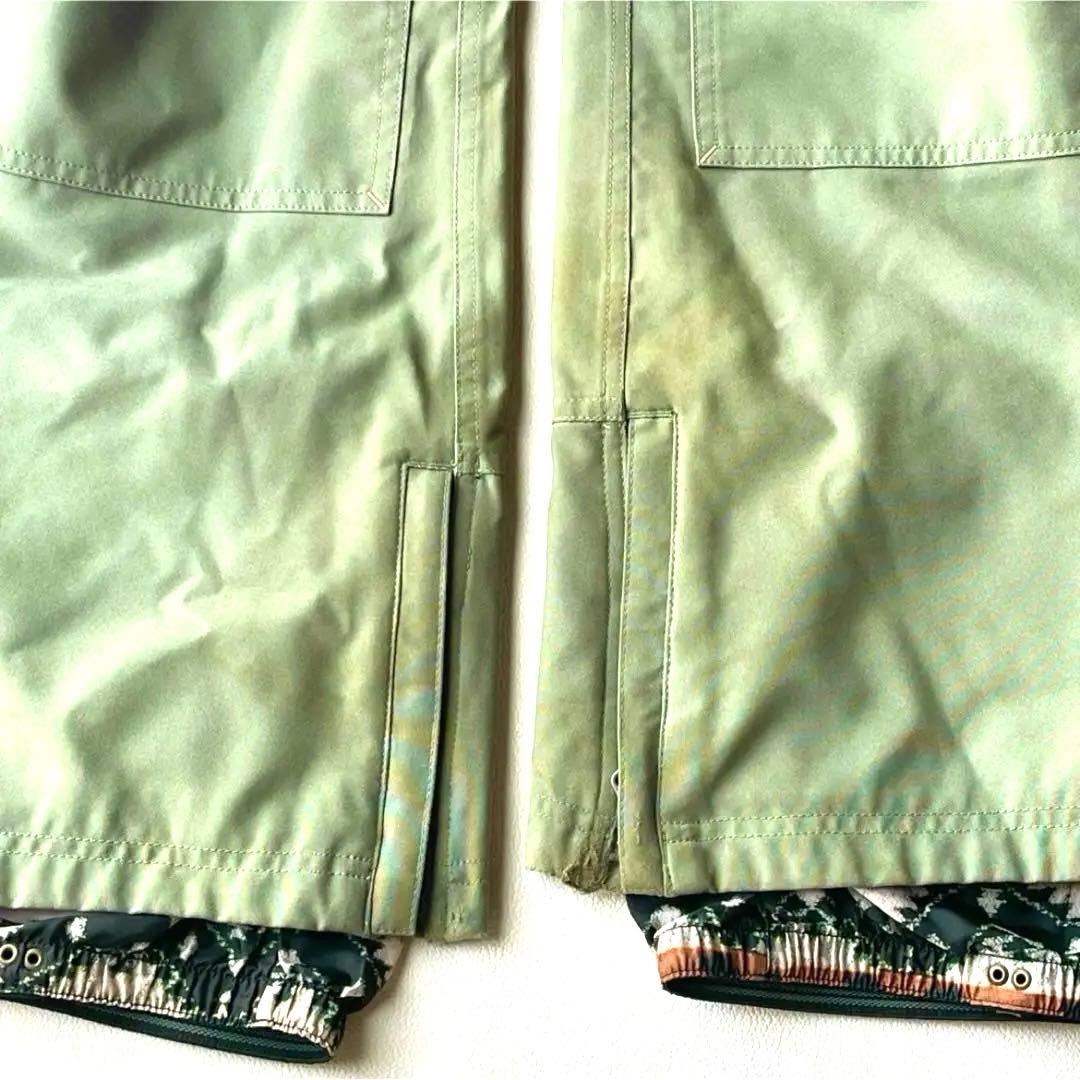 BURTON ビブパンツ S カーキ スノーボード Zealous