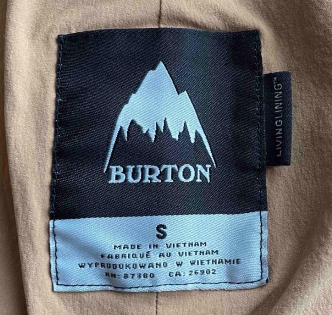 BURTON ビブパンツ S カーキ スノーボード Zealous