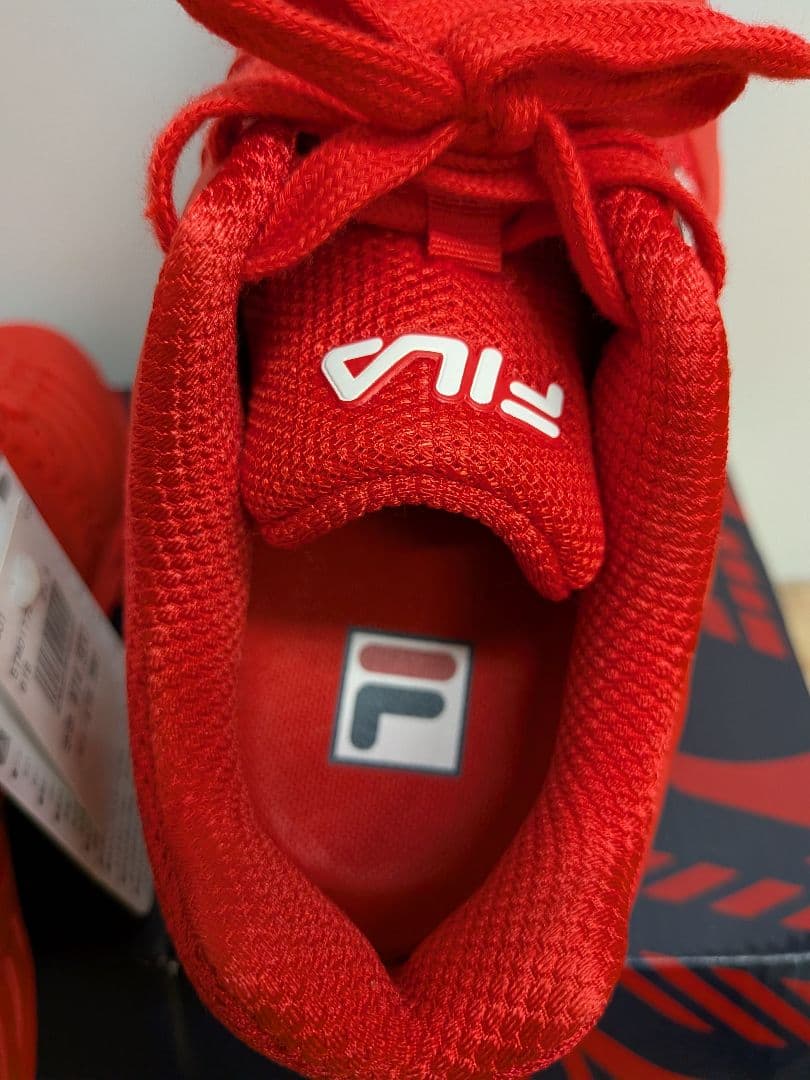 新品未使用★FILA シューズ レッド タグ付き
