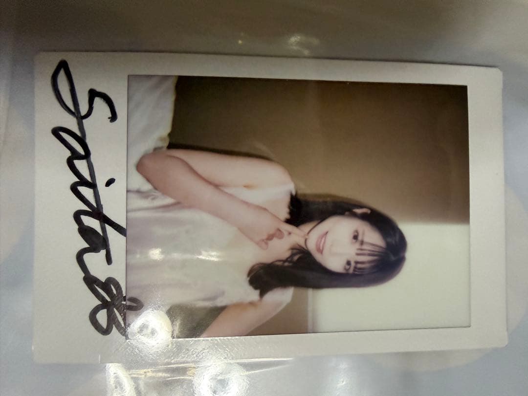 河北彩花 河北彩伽 直筆サイン付きチェキ