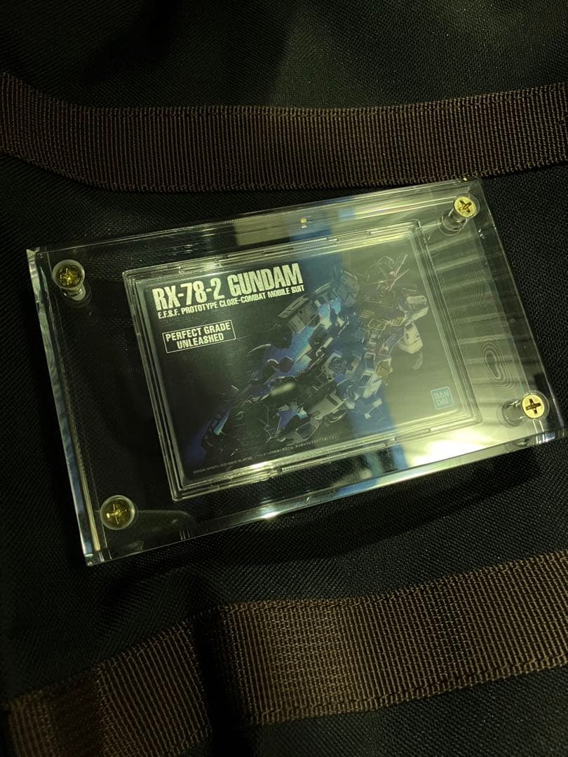 pguガンダム 塗装完成品　スクリューダウンカード付き