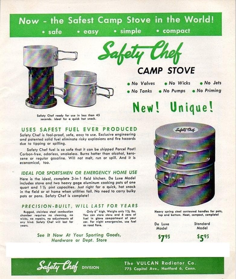 Vulcan Safety Chef Camp Stove アウトドア ストーブ