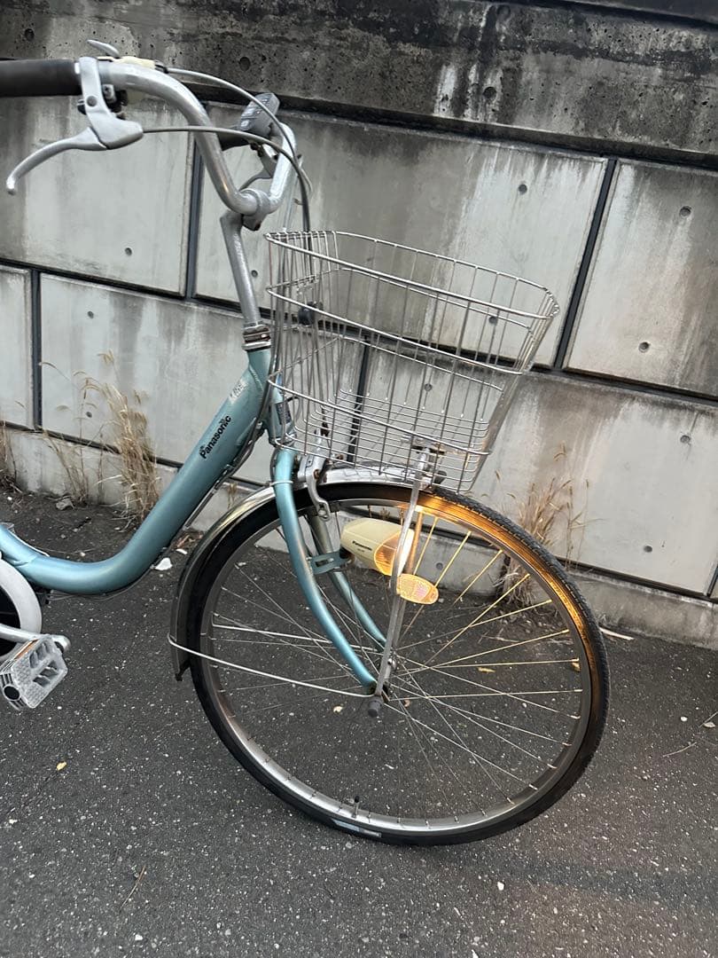 水色 シティタイプ 電動アシスト自転車
