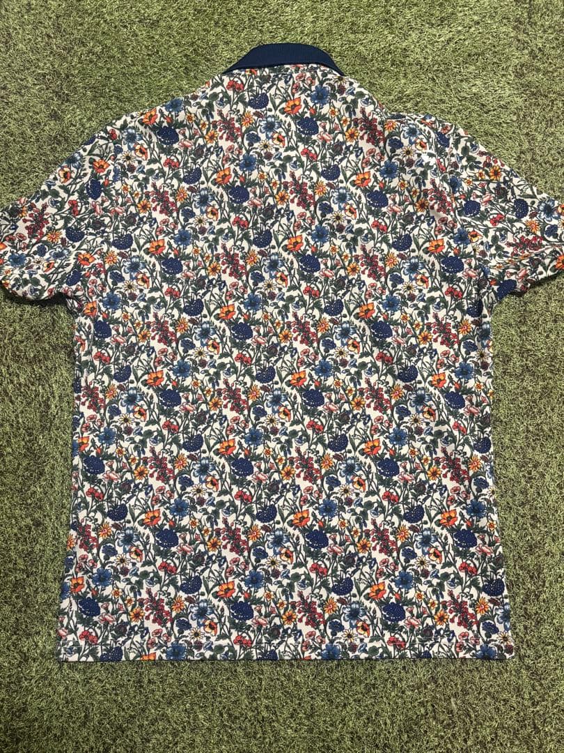 【美品】テーラーメイドLiberty 花柄ポロシャツ Mサイズ