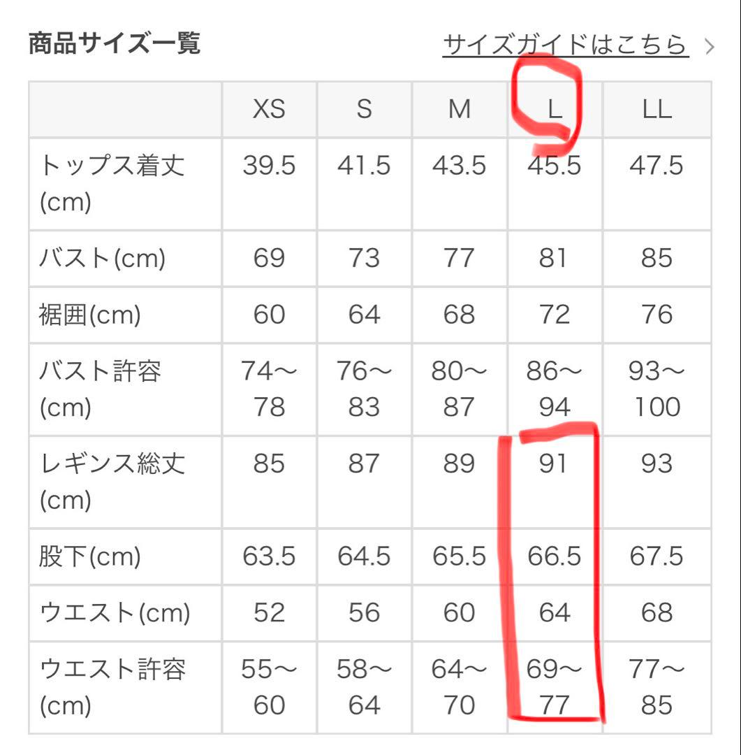 LAVA スカーラ　SUKALA ベーシックリブレギンス　Lサイズ　新品　おまけ