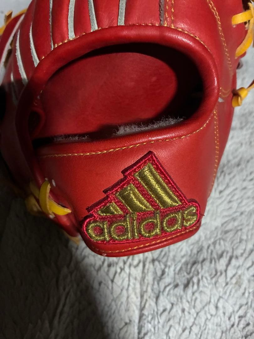 alhard-16 　adidas 軟式グローブ レッド