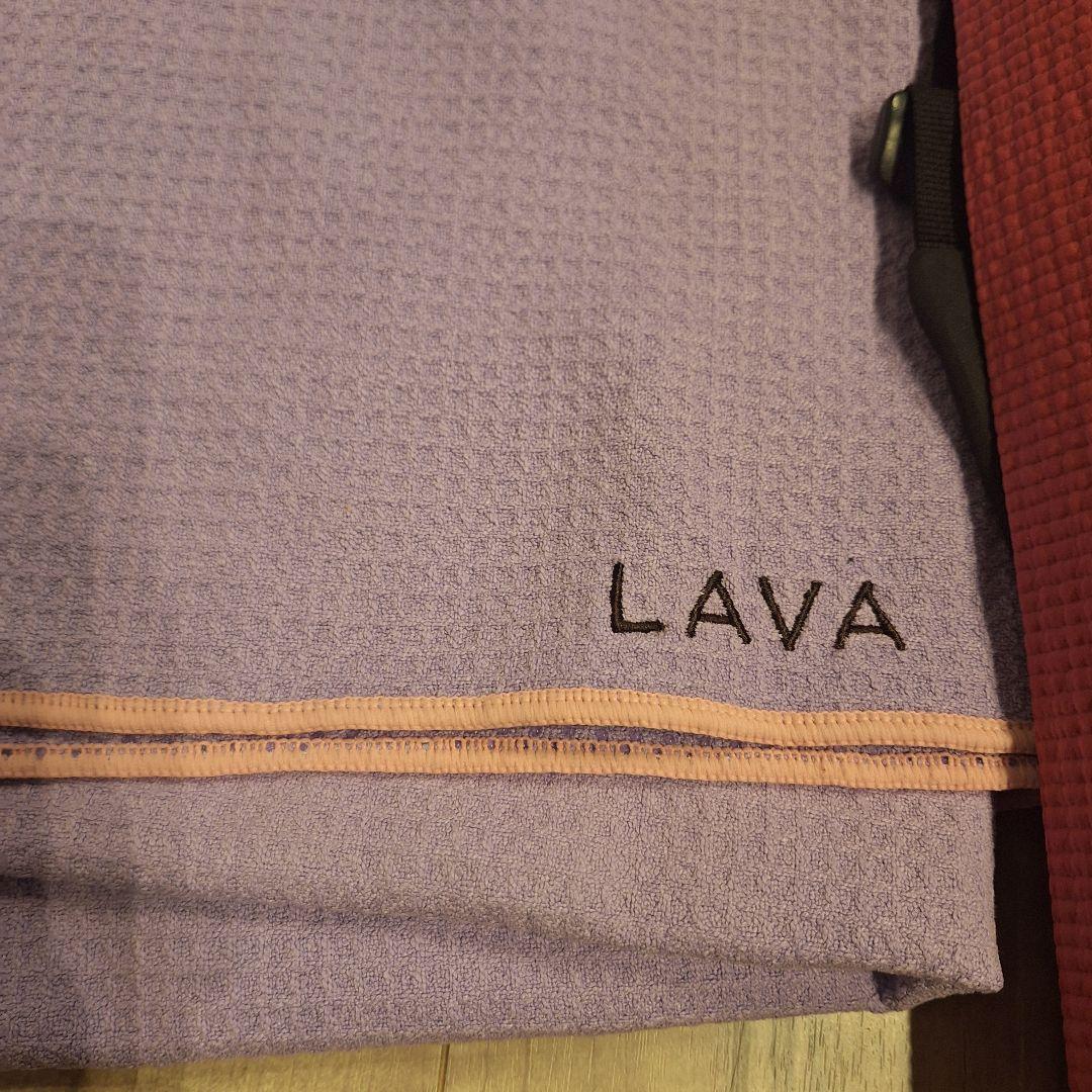 LAVA ヨガマットセット 紫とピンク マットケース