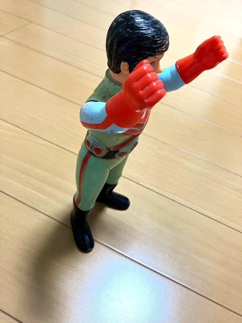 70年代 ポピー 仮面ライダーX ソフビ人形 当時物 昭和レトロ フィギア 玩具
