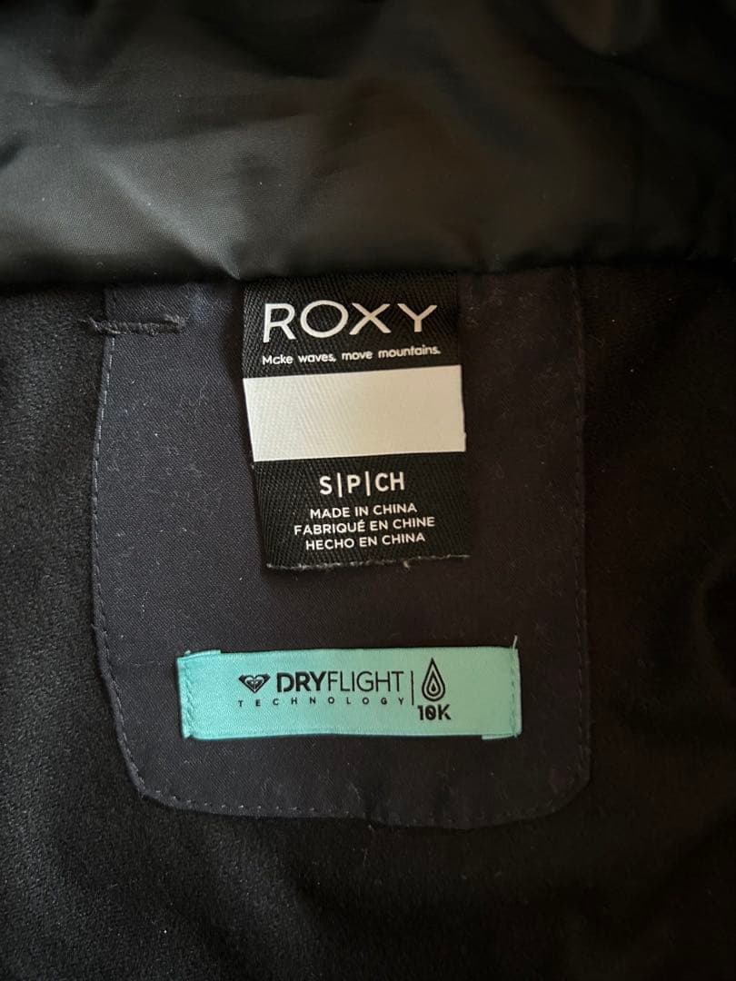 ROXY スノボウエア 上下 黒 上M 下S
