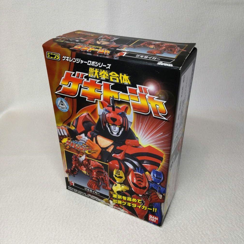 〈未組立て〉ミニプラ 獣拳合体ゲキトージャ、ゲキバット&ゲキウルフ