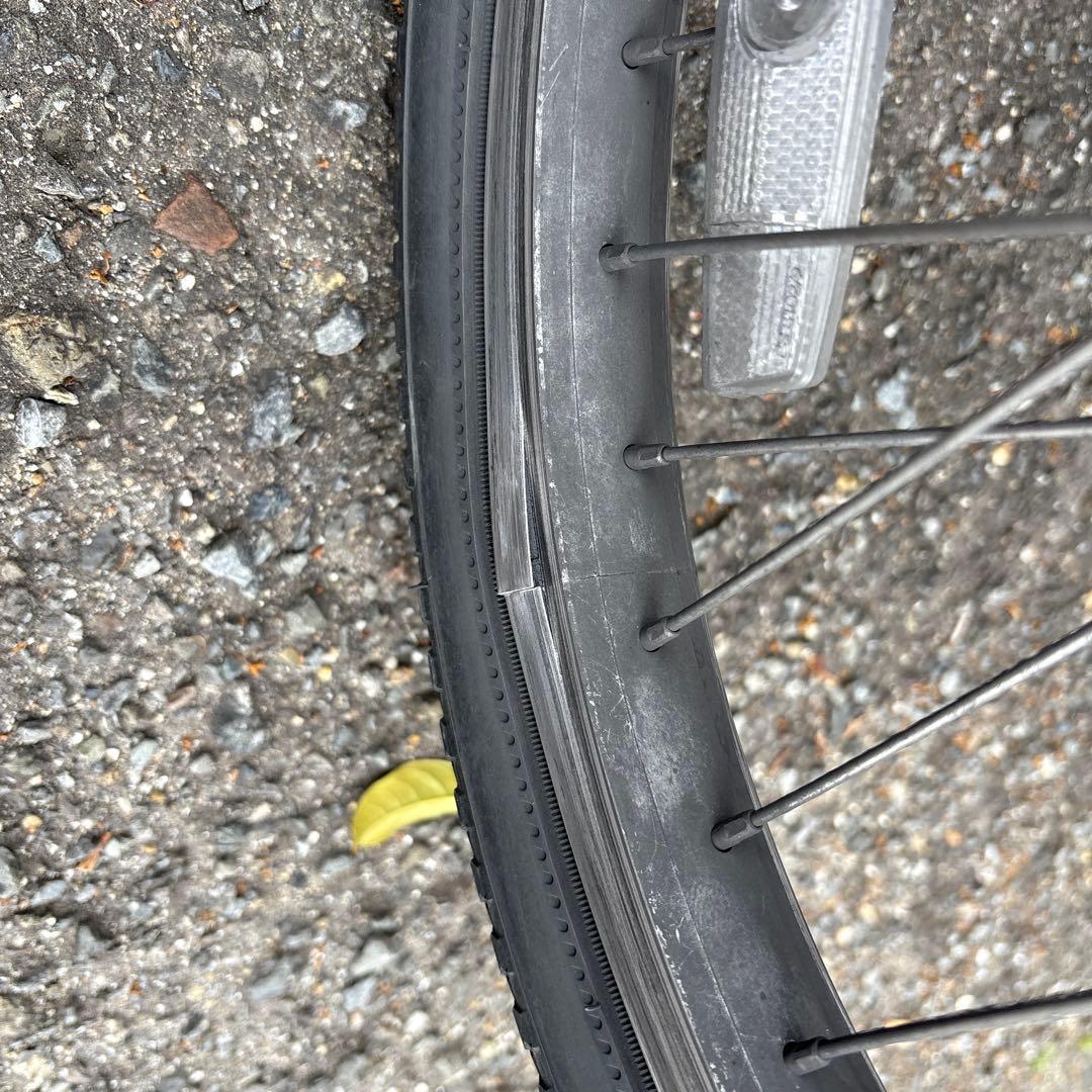 電動自転車 チャイルドシート付き　修理必要