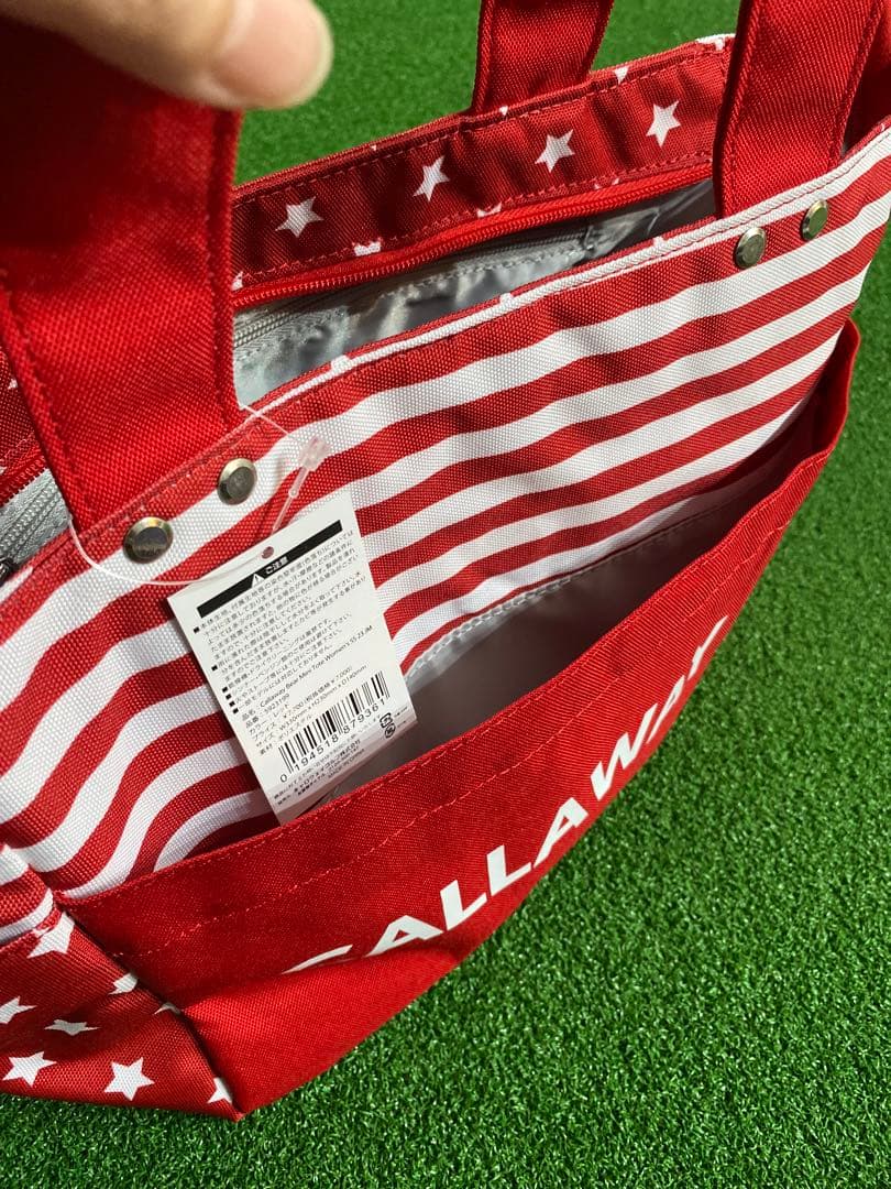 callaway キャロウェイ ベア ミニトート レッド 女性用