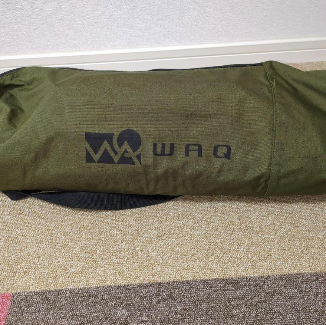 【週末値下】WAQ 2WAY コット 静音 軽量 耐荷重150kg オリーブ