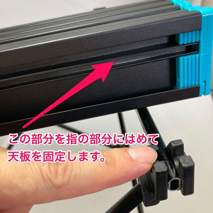 アルミロールテーブルL 2個セット　アルミ　ロールタイプ　GEJ-ARTL