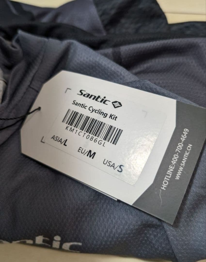 新品　Santic サンティック　サイクルジャージ　セットアップ　Lサイズ