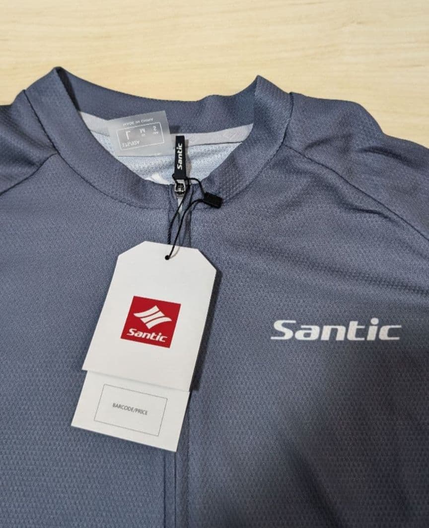 新品　Santic サンティック　サイクルジャージ　セットアップ　Lサイズ