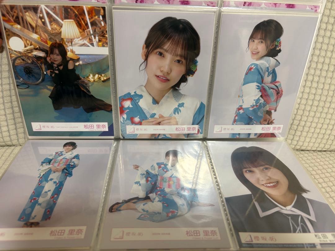 櫻坂46 松田里奈　生写真まとめ売り　　208枚