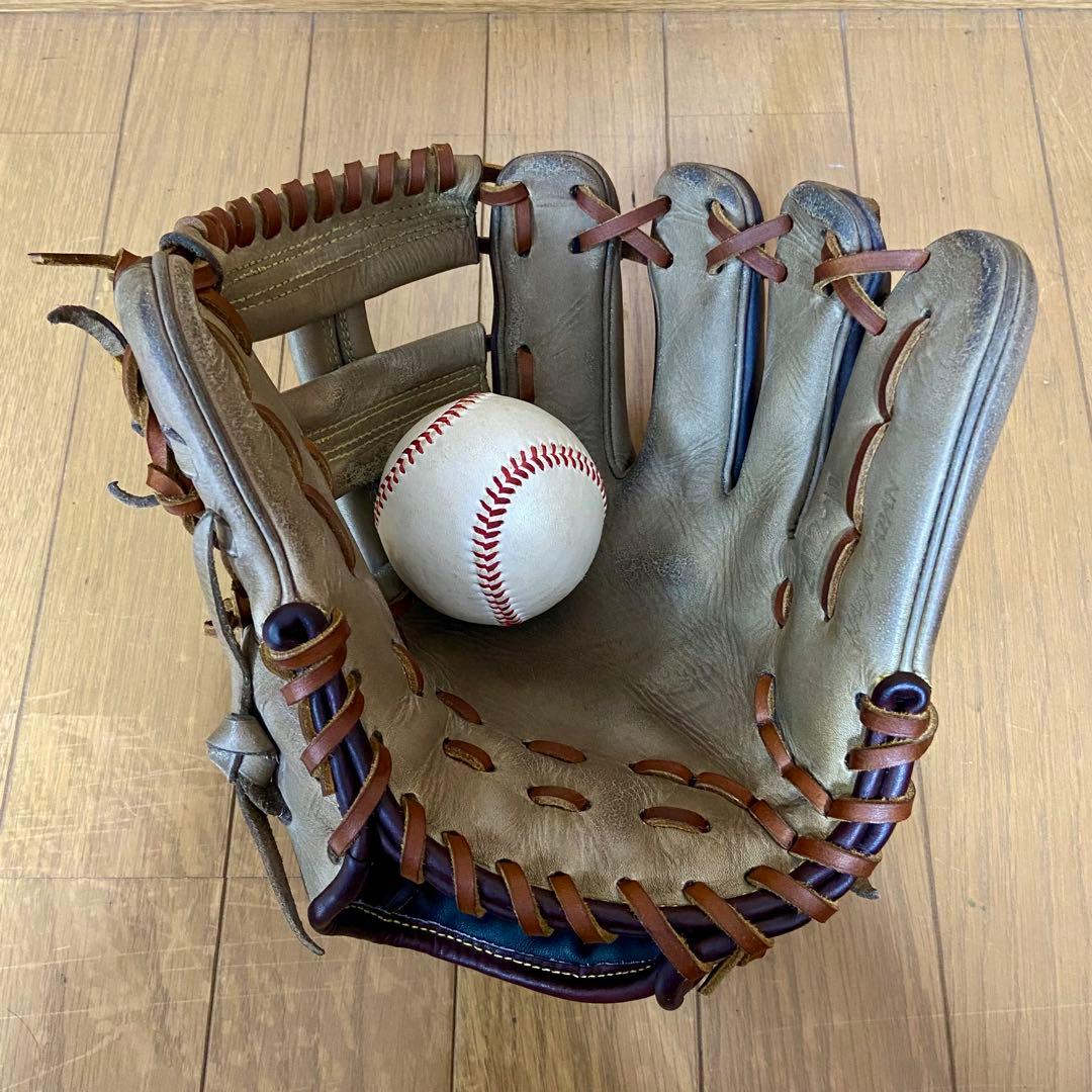 NPB 社会人野球 実使用 ミズノプロ 硬式用 オーダーグラブ グローブ 内野用